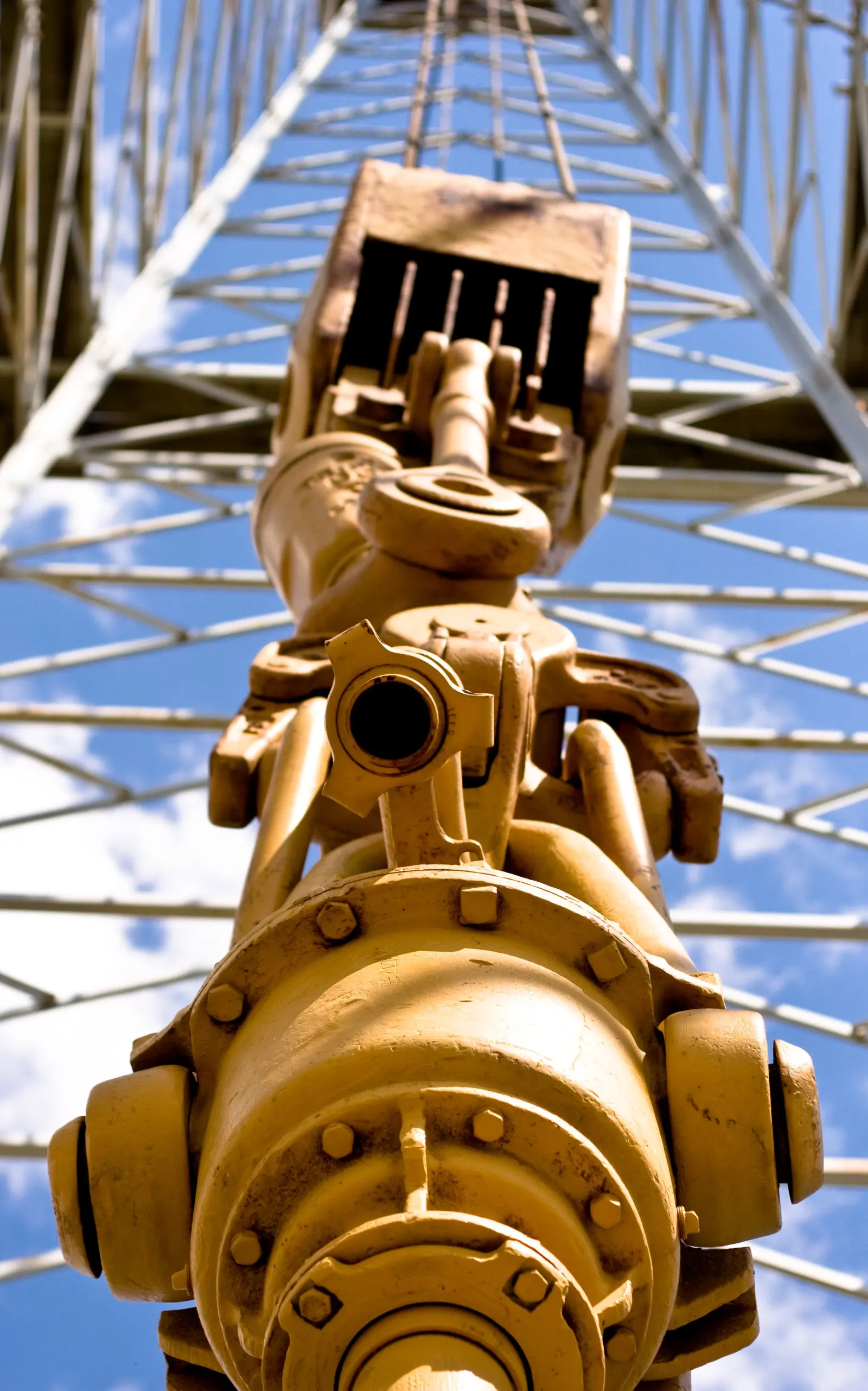 Oil Rig Close Up